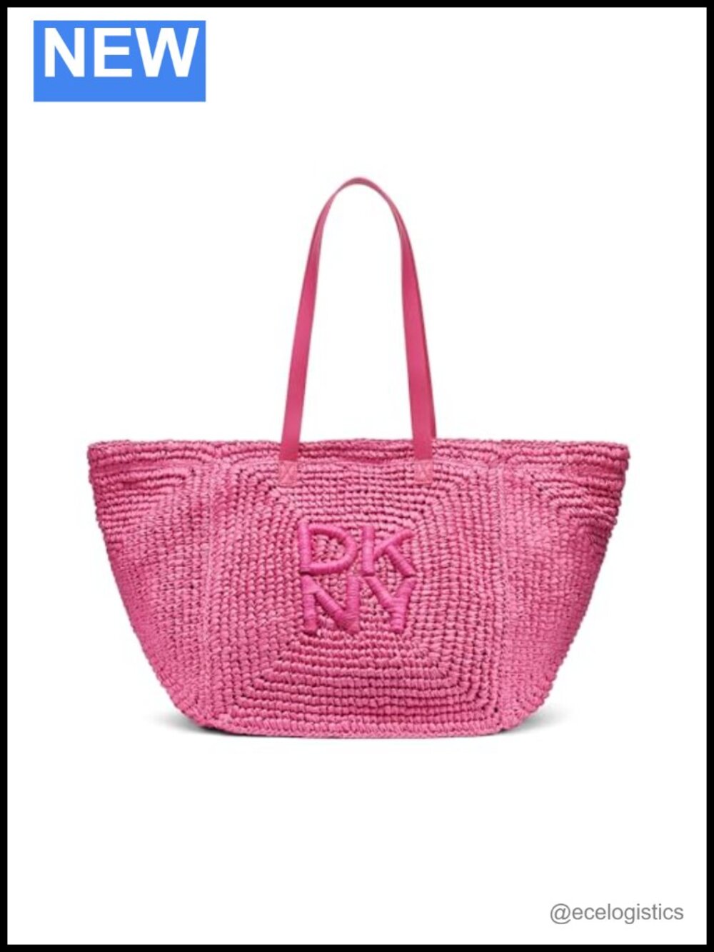 DKNY Paloma Tote Bag Top Handle Handbag Paper Material